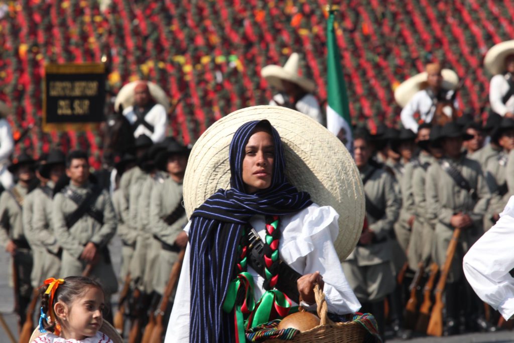 Adelita woman soldier in the Mexican revolution