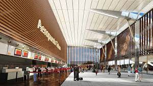 Facade of the Tulum International Airport